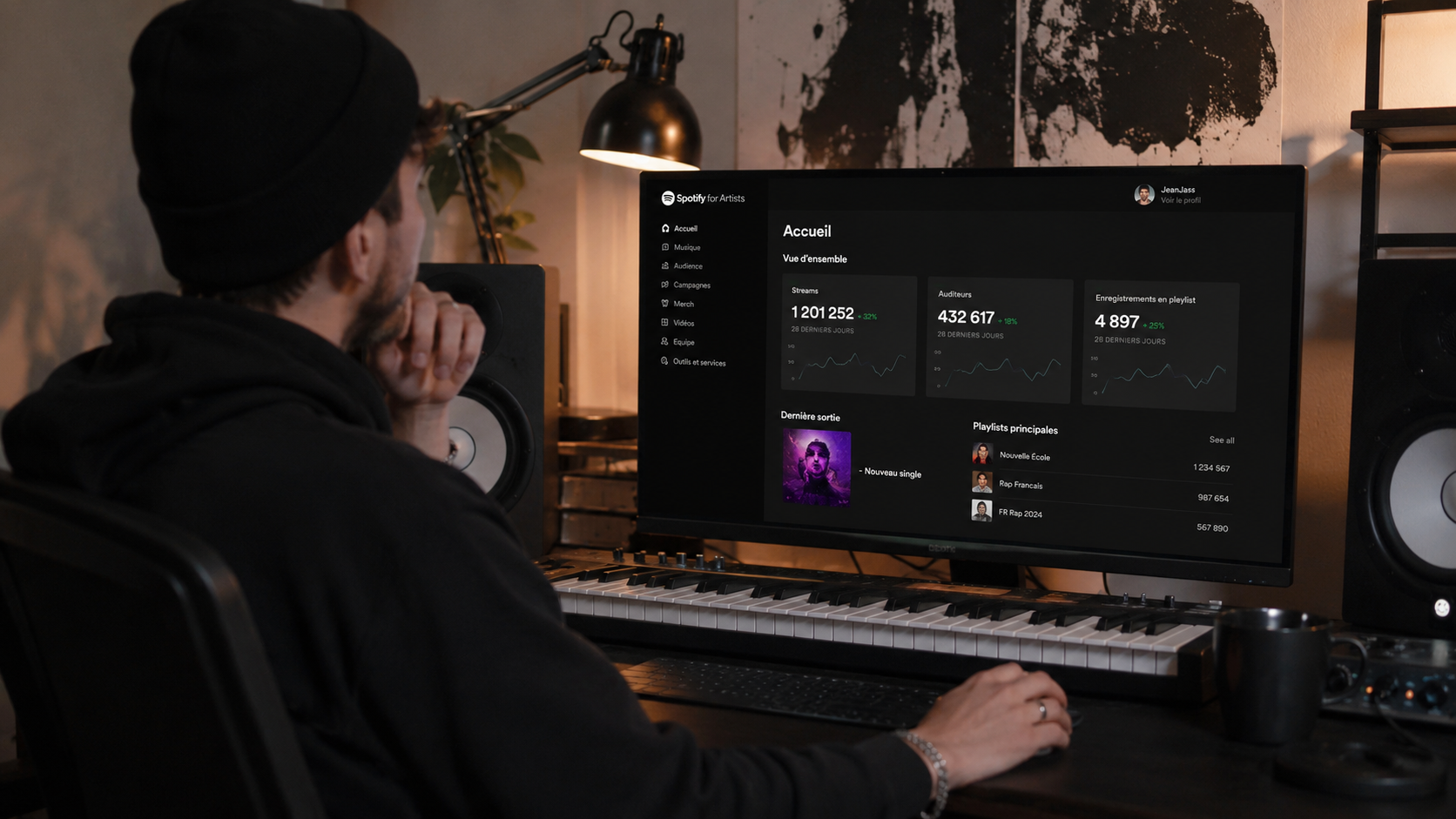 Spotify pour artiste : guide complet du tableau de bord 2026