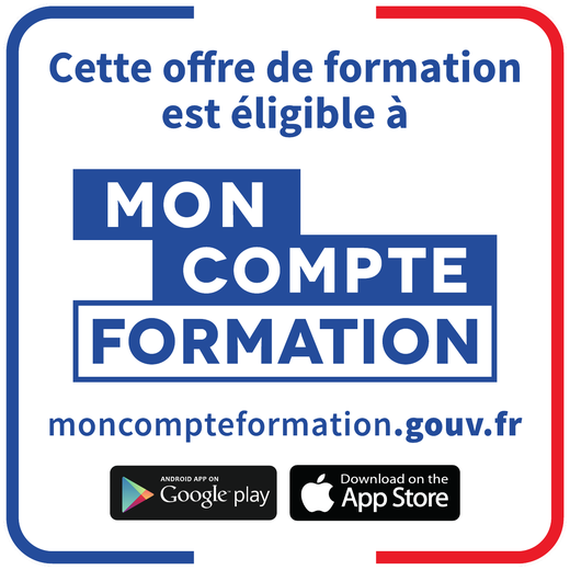 Cette offre de formation est éligible à Mon Compte Formation — moncompteformation.gouv.fr